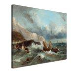 Canvas print Taming the waves, Altamouras I