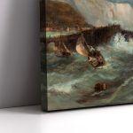 Canvas print Taming the waves, Altamouras I