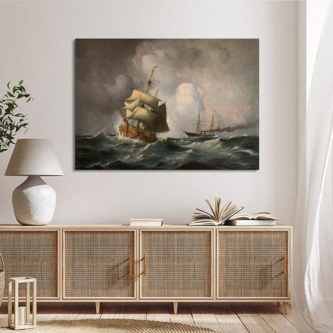 Canvas print Taming the waves I, Altamouras I