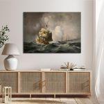 Canvas print Taming the waves I, Altamouras I