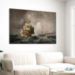 Canvas print Taming the waves I, Altamouras I