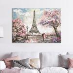 Canvas printStreet view of Paris
