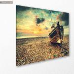 Canvas printThe old fishing boat