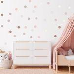 Kids wall stickers Beige Dots