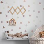 Kids wall stickers Beige Dots