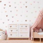 Kids wall stickers Boho hearts