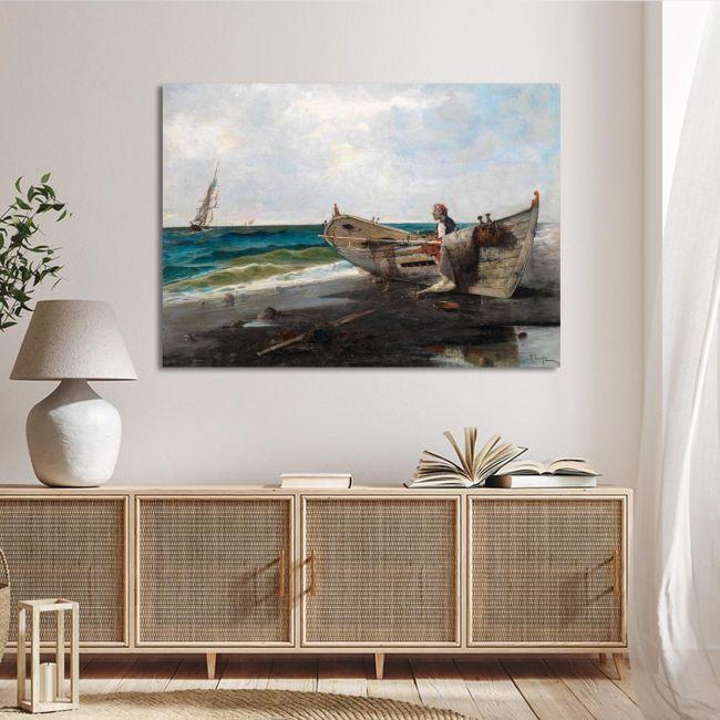 Canvas print On the coast, Hatzis V