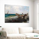 Canvas print On the coast, Hatzis V