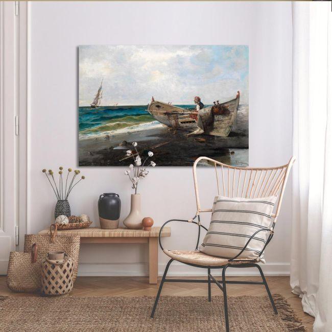 Canvas print On the coast, Hatzis V