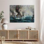 Canvas print Battle of Elli, Hatzis V
