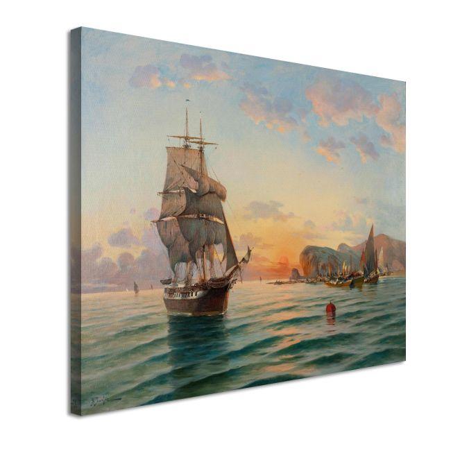 Canvas print Sunset in the bay, Hatzis B
