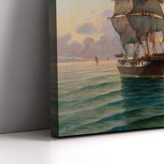 Canvas print Sunset in the bay, Hatzis B