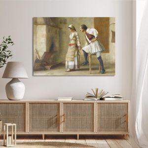 Canvas print The courting Rallis Framed canvas View 1 2