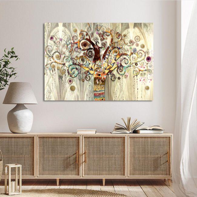 Πίνακας σε καμβά Tree of life Καμβάς τελαρωμένος, 2