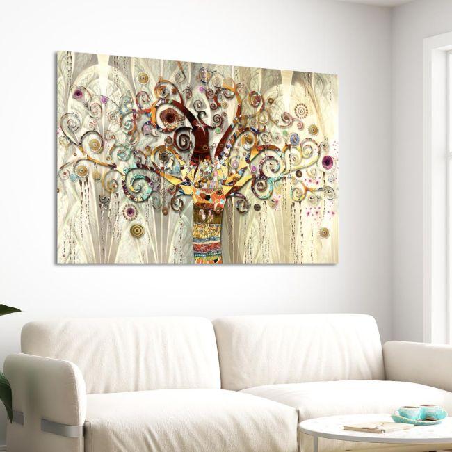 Πίνακας σε καμβά Tree of life Καμβάς τελαρωμένος, 3