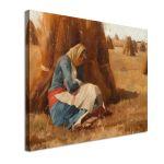 Canvas print Resting next to a haystack, Rallis