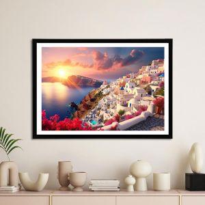 Oia, Santorini, Poster