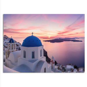 Sunset at Santorini αφίσα κάδρο  Αφίσα πόστερ με μαύρη κορνίζα 2