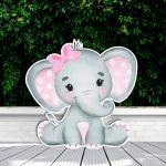 Wooden figure Elephant watercolor