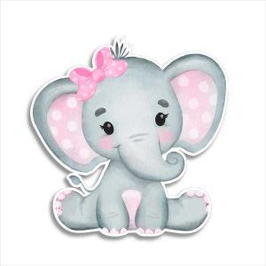 Wooden figure Elephant watercolor 2