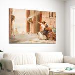 Canvas print Flower seller in the Parthenon, Rallis