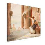 Canvas print Flower seller in the Parthenon, Rallis