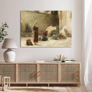 Canvas print The Square of the Holy Sepulcher in Jerusalem (study) Rallis Framed canvas View 1 2