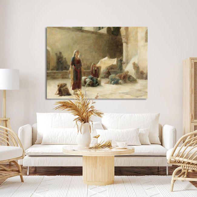 Canvas print The Square of the Holy Sepulcher in Jerusalem (study), Rallis