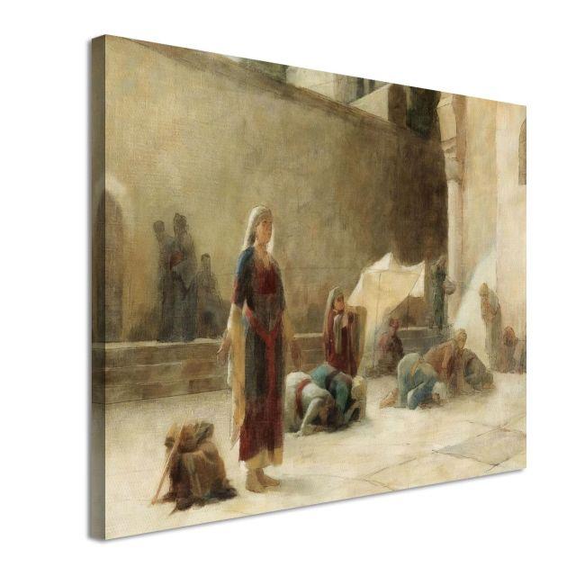 Canvas print The Square of the Holy Sepulcher in Jerusalem (study), Rallis