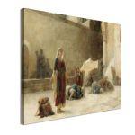 Canvas print The Square of the Holy Sepulcher in Jerusalem (study), Rallis