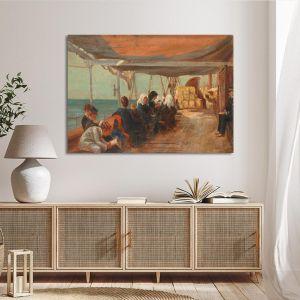 Canvas print On shipboard Rallis Framed canvas View 1 2