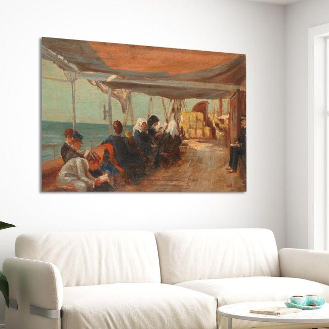 Canvas print On shipboard, Rallis