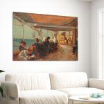 Canvas print On shipboard, Rallis