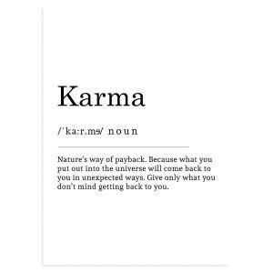 Karma, poster 2