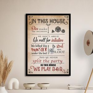 In this house, poster