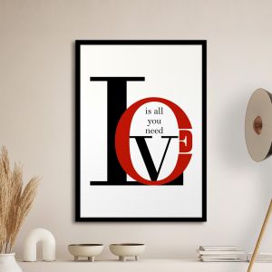 Love is all you need, poster