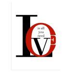 Love is all you need, poster