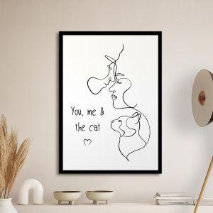 You, me and the cat, Poster