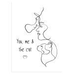 You, me and the cat, Poster