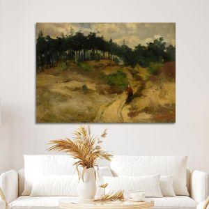 Canvas print Path to the dunes, Pantazis