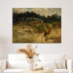 Canvas print Path to the dunes, Pantazis