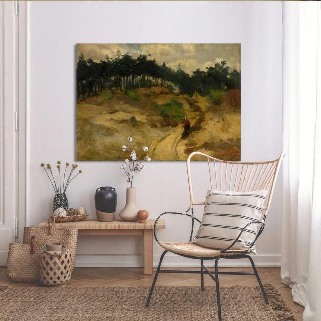 Canvas print Path to the dunes, Pantazis