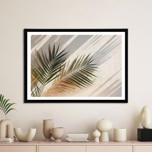 Palm leaves, Poster