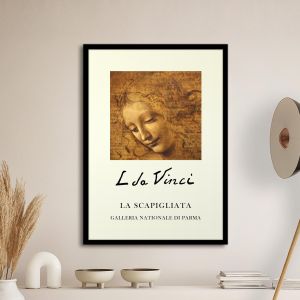 La scapigliata, Da Vinci, αφίσα, κάδρο