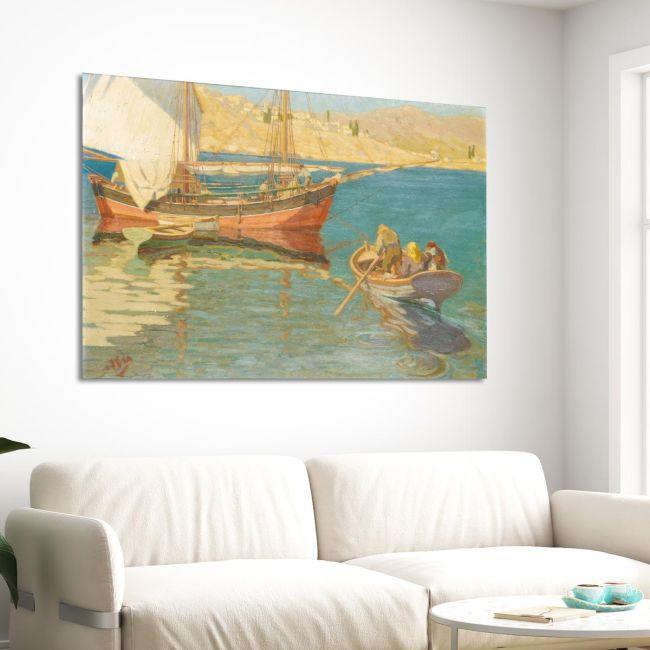 Canvas print Boats, Othonaios N
