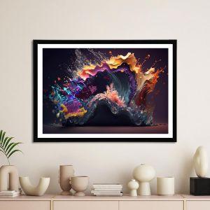 Creamy waves, Poster