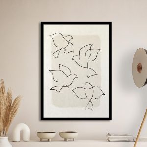 Abstract birds, Poster