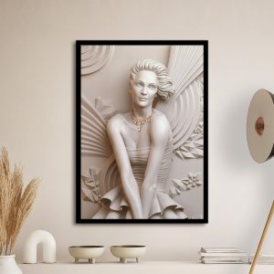 Marble woman, Poster
