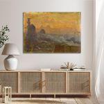 Canvas print The port of Rhodes, Malea