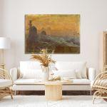Canvas print The port of Rhodes, Malea